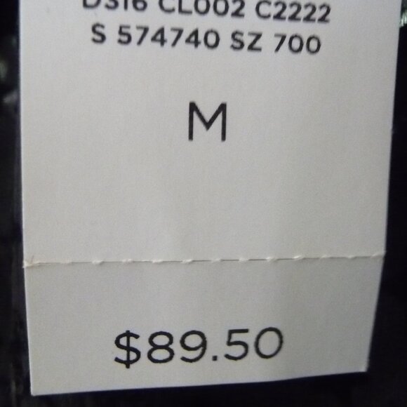 LOFT BLACK STAR DRESS SIZE MEDIUM NEW - Picture 7 of 10